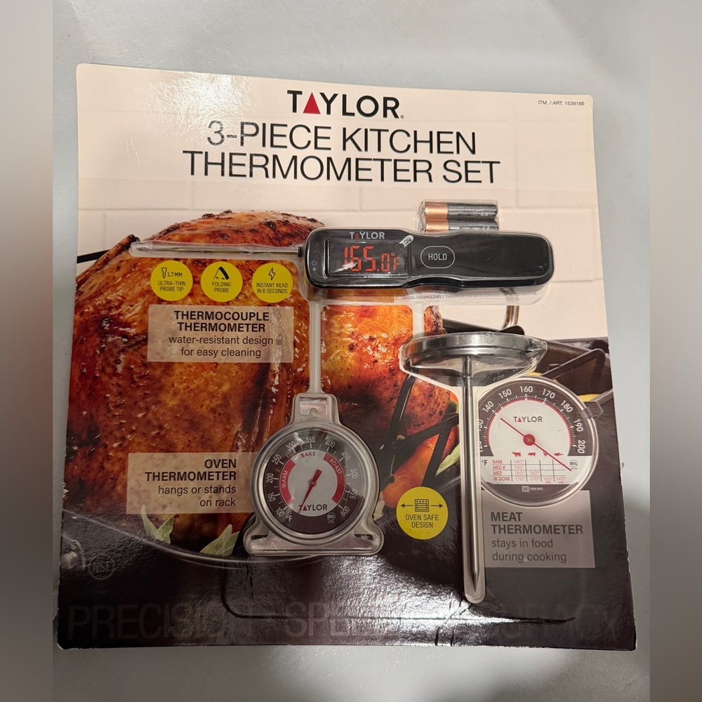Taylor 3 Piece Kitchen Thermometer Set